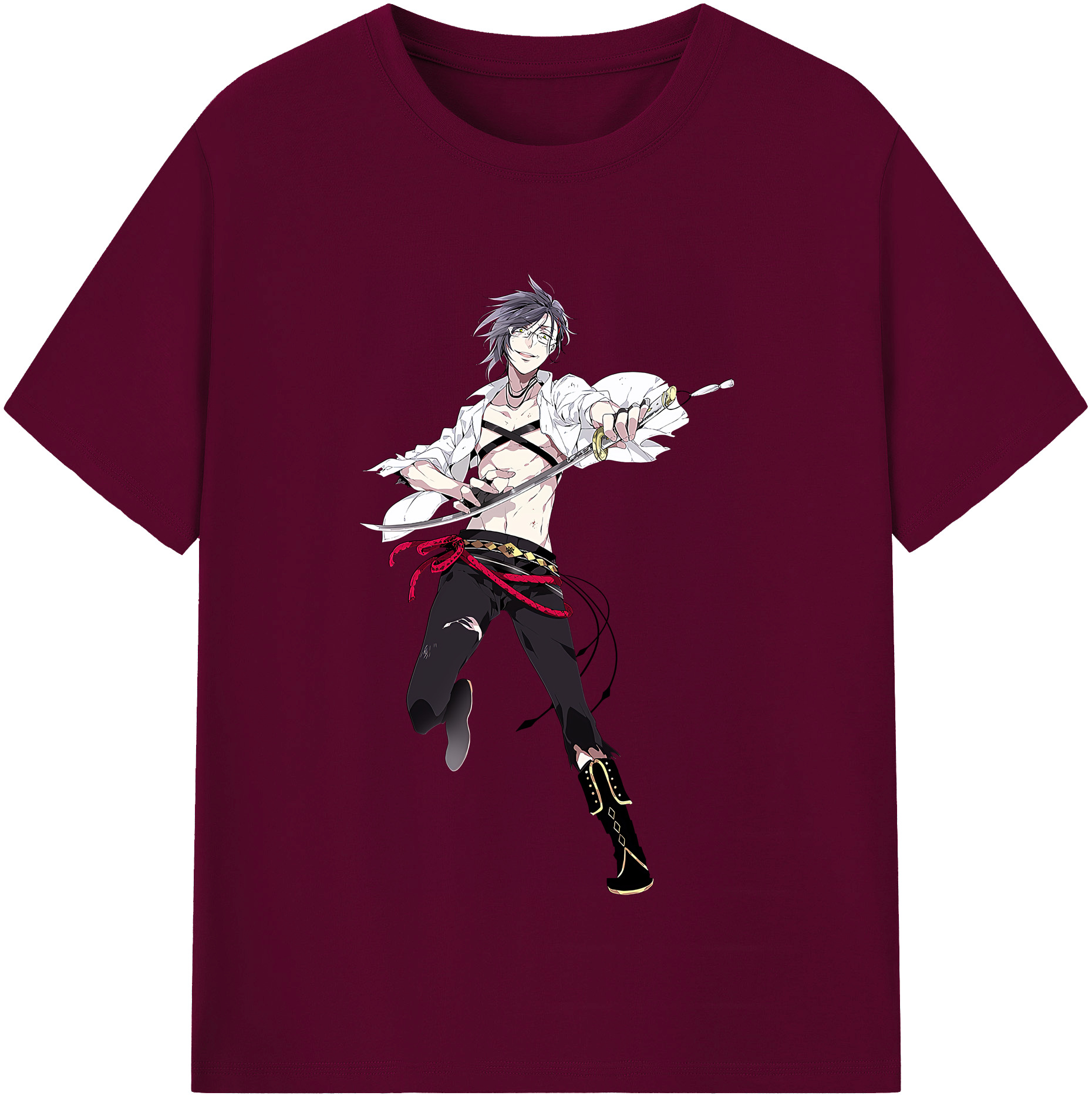 （画像用） 刀剣乱舞 Touken Ranbu レディースカジュアルプリントTシャツ（綿100％）